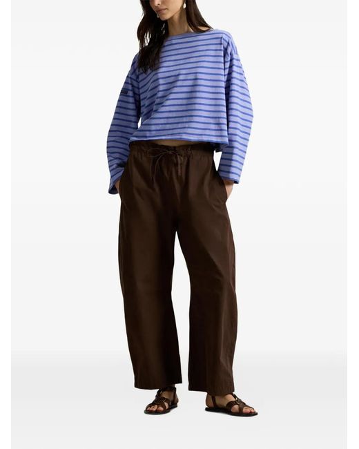 Polo Ralph Lauren Blue Striped Boatneck Mariner T-Shirt