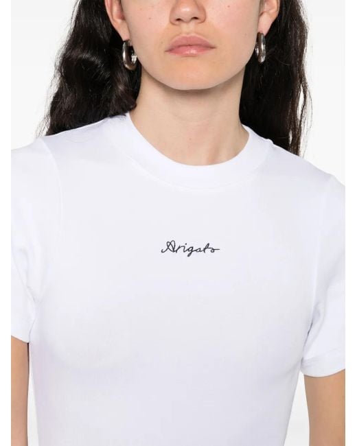 Axel Arigato White Stretch-Cotton T-Shirt