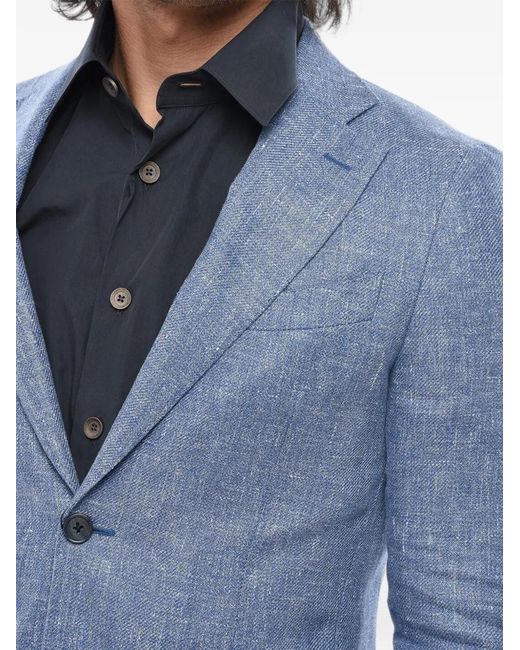 Corneliani Blue Cc Collection Blazer for men