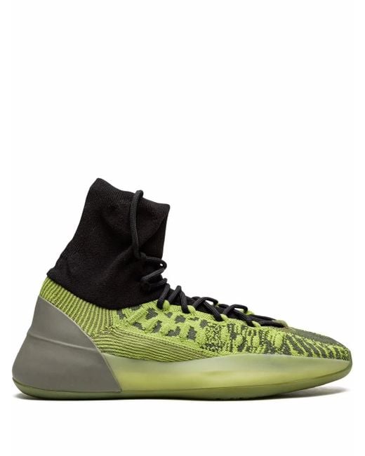 Yeezy Green Yeezy Basketball Knit "Glow" Sneakers for men