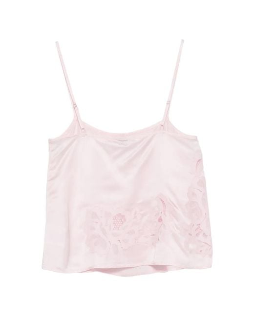 Herskind Pink Frida Lace-Insert Top