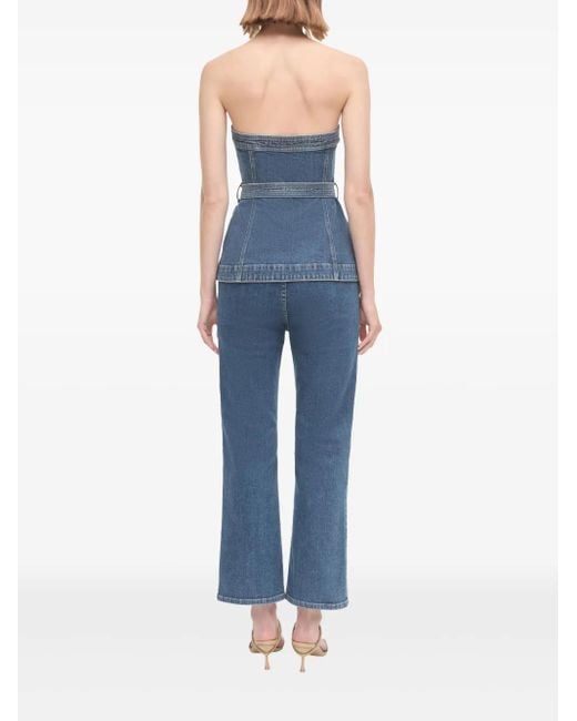 Jonathan Simkhai Bustier Top in het Blue
