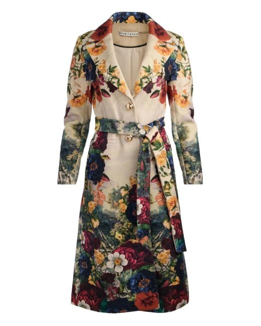 Alice + Olivia Natural Joelle Coat