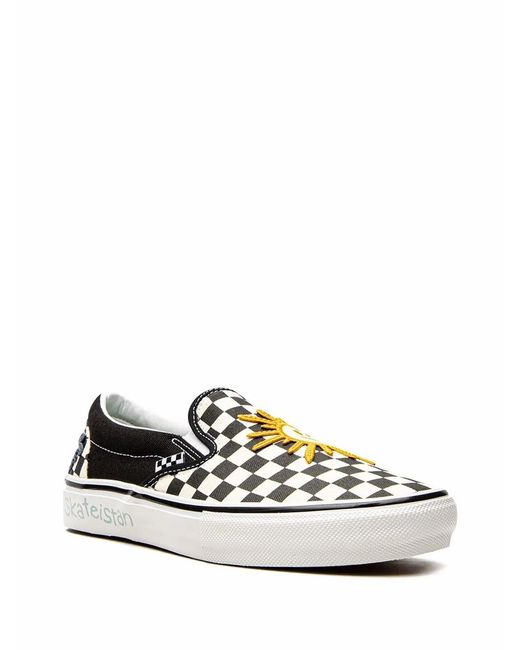 Vans Black X Skateistan Classic Slip-On Sneakers