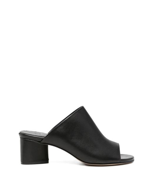 Vic Matié Black Baron Leather Sandals