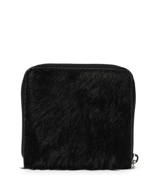 Rick Owens Black Zip Wallet for men