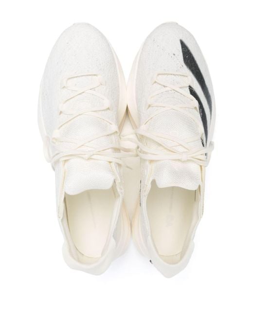 Y-3 Adizero Prime X 2.0 Strung Sneakers in het White voor heren
