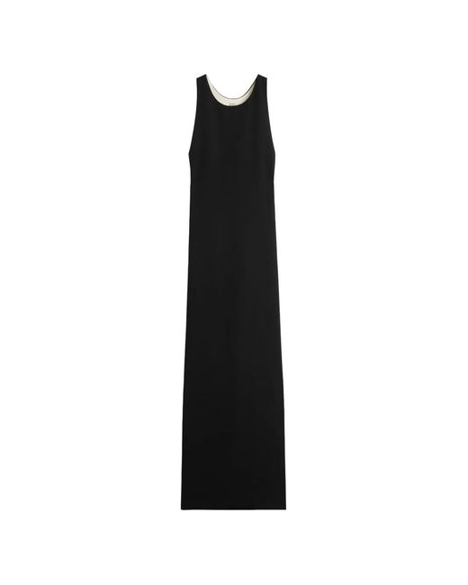 Totême Black Racerback Mini Dress
