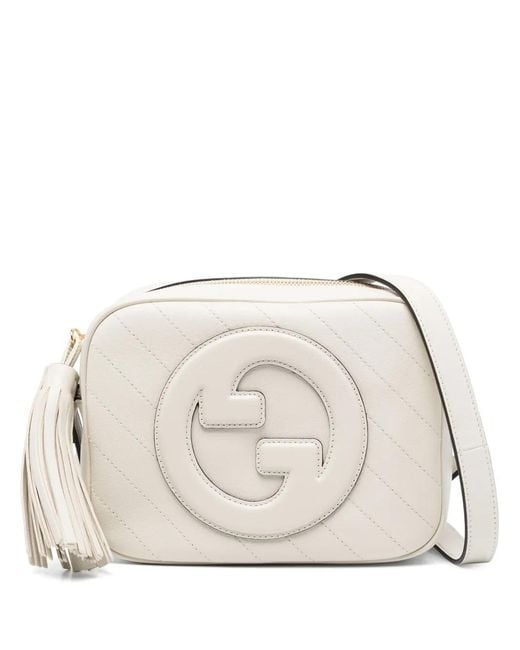 Gucci Natural Blondie Small Shoulder Bag, , Leather