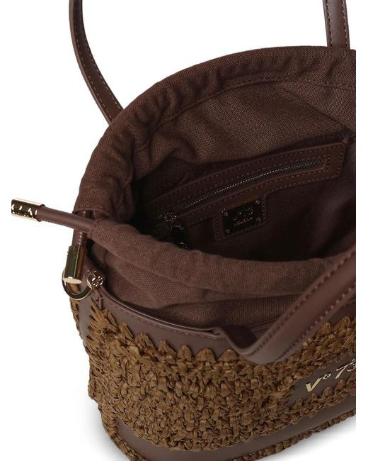 V73 Brown Alisya Shoulder Bag