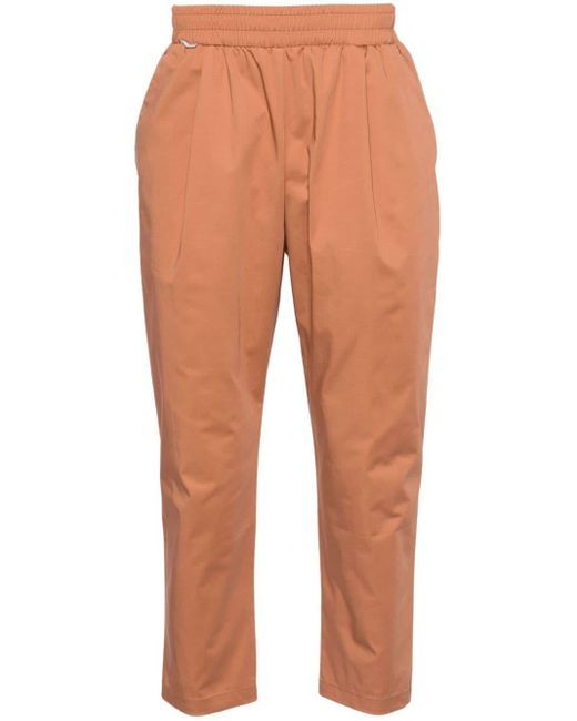 FAMILY FIRST Orange Tapered-leg Cotton-blend Trousers for men