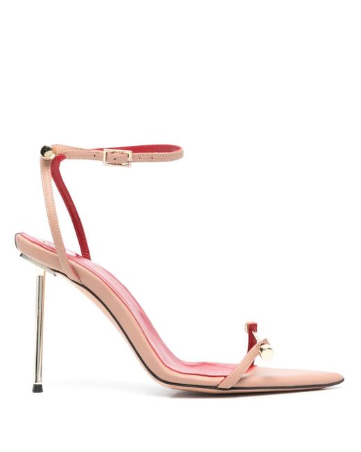 HARDOT Pink 100Mm Carnal Love Sandals