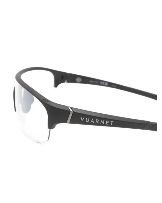 Vuarnet Metallic Rectangle-Frame Glasses