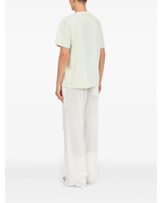 MM6 by Maison Margiela White Stamp-Motif T-Shirt