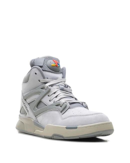 Reebok Gray Pump Omni Zone Ii Playstation 30Th Anniversary Sneakers for men