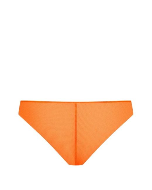 Maison Close Orange Corps À Corps Neon Briefs