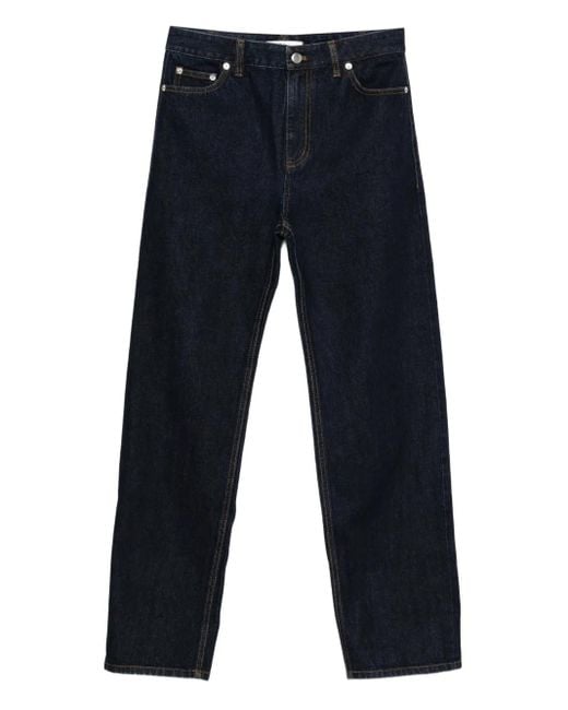 Tibi Blue Cotton Jeans