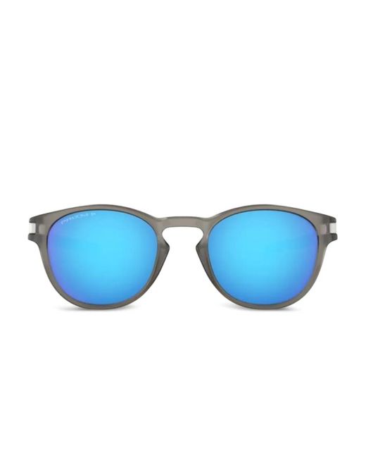 Oakley Blue Round-Frame Sunglasses for men