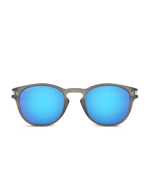 Oakley Blue Round-Frame Sunglasses for men