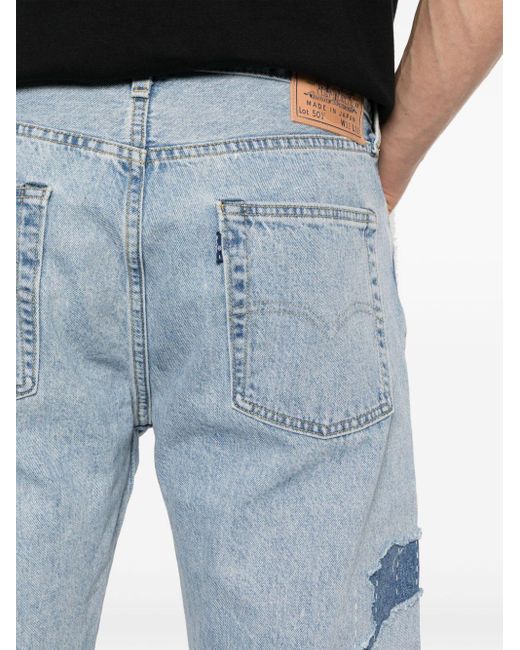 Levi's Straight Jeans in het Blue voor heren