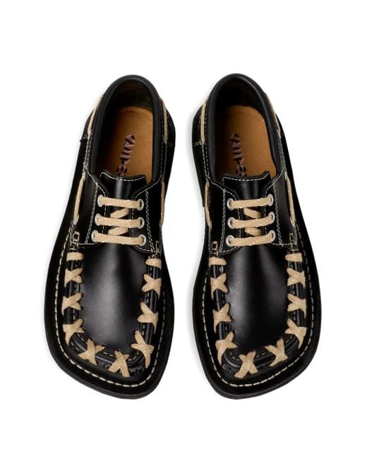 CAMPERLAB Black Eki Segelschuhe Mit Schnürung