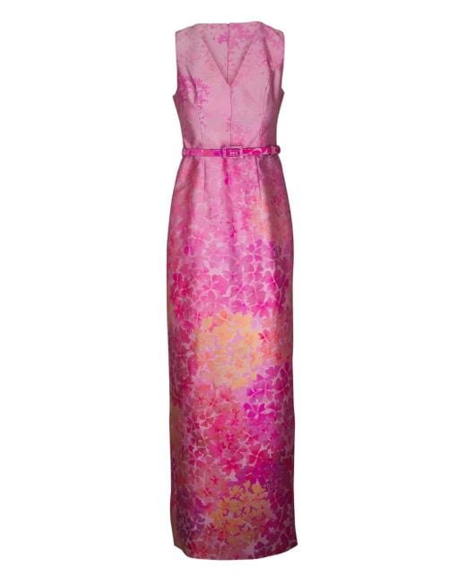 Sachin & Babi Pink Kleid Mit Blumen-Print