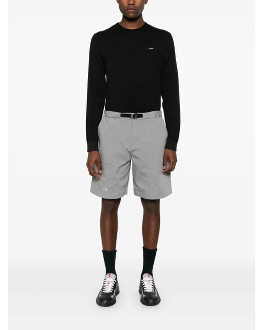 Roa Gray Logo-Print Shorts for men