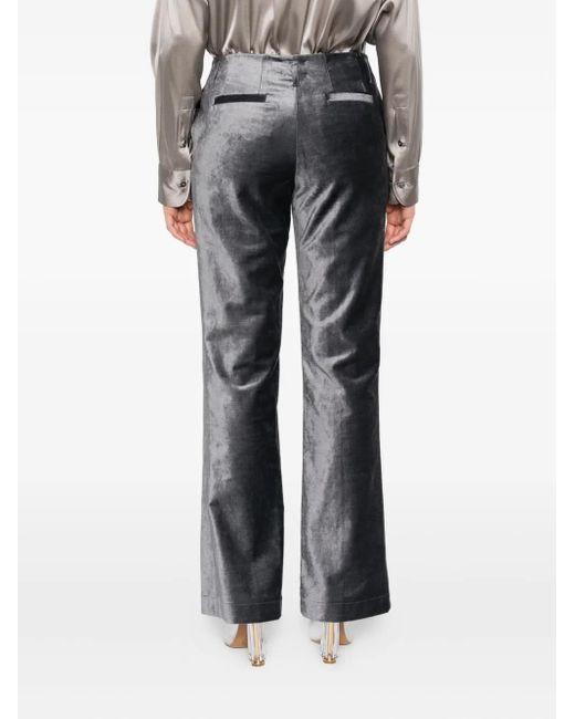 Forte_forte Gray Velvet Trousers
