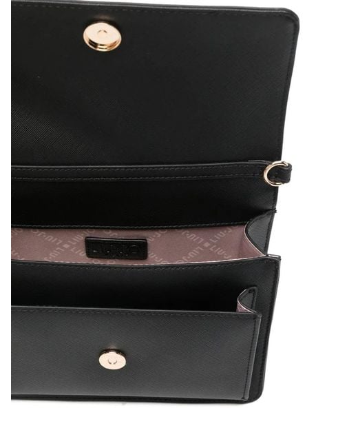 Liu Jo Black Chain-Detail Cross-Body Bag
