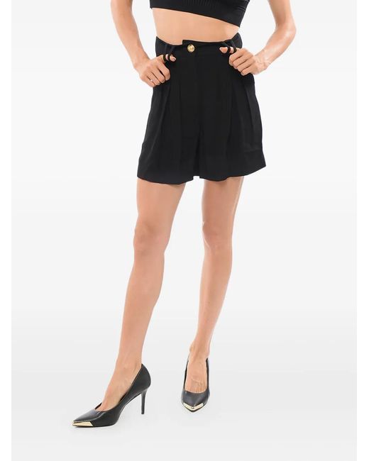 Balmain Black Short À Pinces