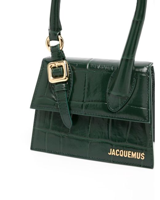 Jacquemus Green Le Chiquito Moyen Boucle Tote Bag