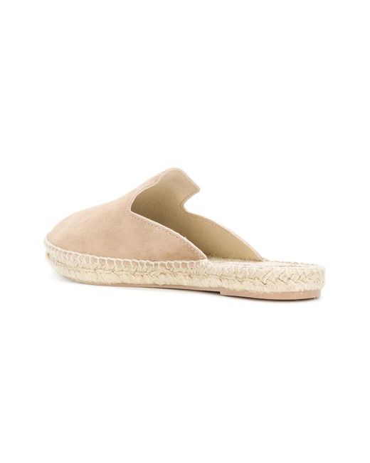 Manebí White Mule Style Espadrilles
