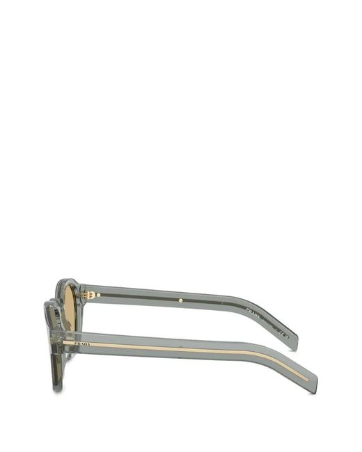 Prada Metallic Square-Frame Sunglasses for men
