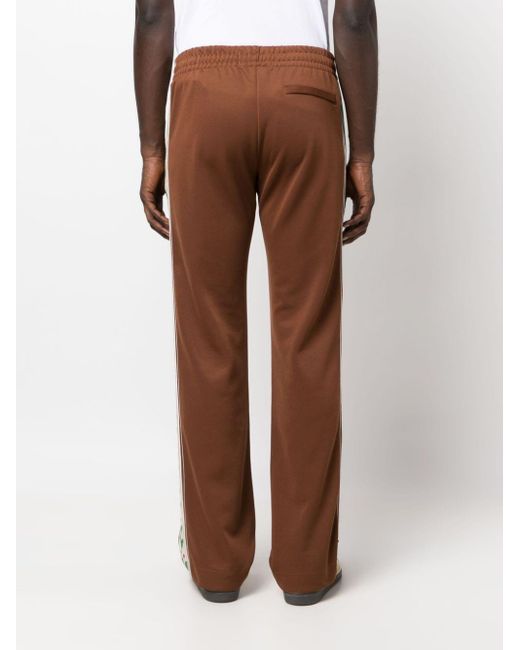 Pantalon de jogging droit à patch logo Casablancabrand pour homme en coloris Brown