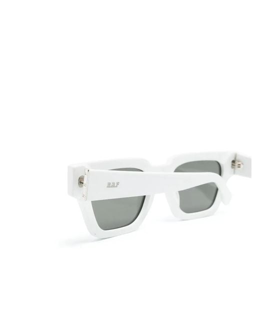 Retrosuperfuture Gray Rectangle-Frame Tinted Sunglasses