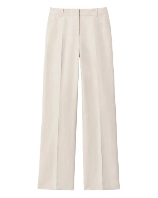 Lafayette 148 New York White Hose mit Falten