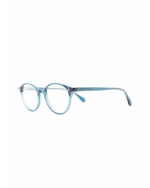 Gigi Studios Blue Round-Frame Glasses