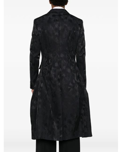 Comme des Garçons Black Manteau À Motif Camouflage En Jacquard for men