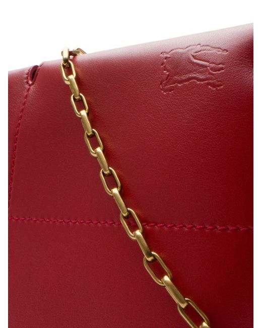 Burberry Red Snip Clutch Bag