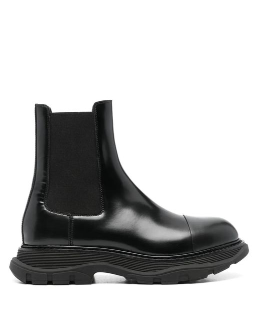 Bottines Chelsea Tread Alexander McQueen pour homme en coloris Black