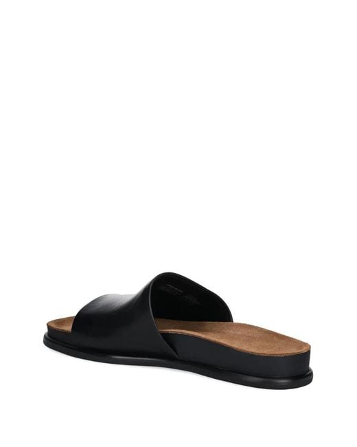 Vagabond Black Effie Leather Open-Toe Sandals