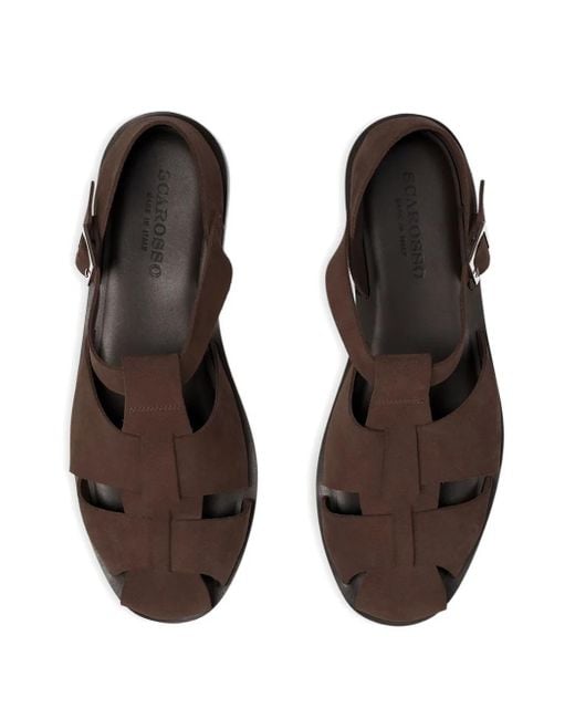 Scarosso Brown Apollo Sandals for men