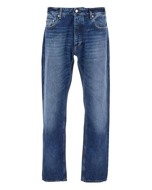 ICON DENIM Blue Five-Pocket Jeans for men