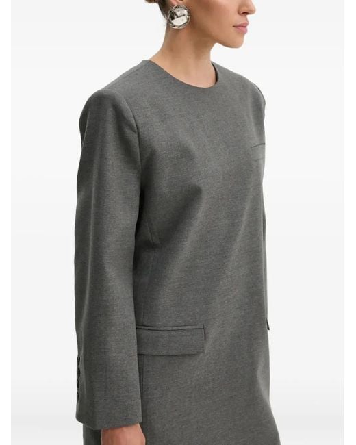 Gestuz Gray Kleid mit Taschen