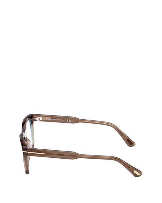 Tom Ford Natural Square-Frame Glasses for men