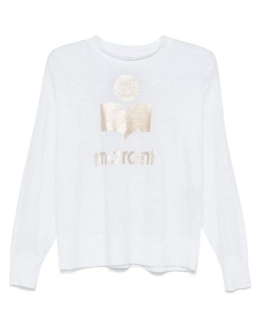 Isabel Marant White Klowia Sweater