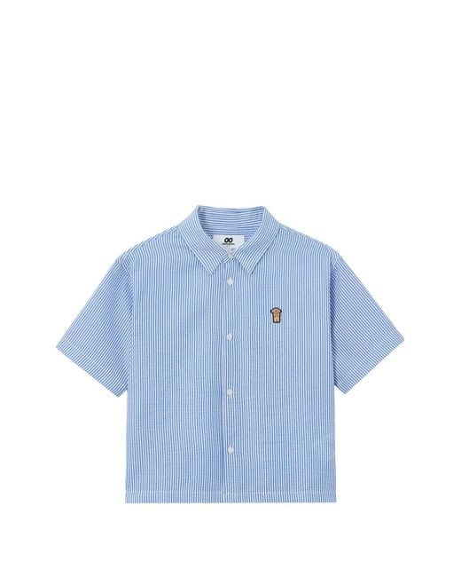 Chocoolate Gestreept Blouse in het Blue