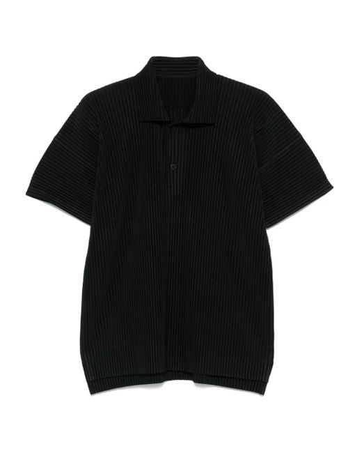 【美品】HOMME PLISSÉ ISSEY MIYAKE ブラックシャツ Homme Plissé Issey Miyake メンズ ブラック May シャツ