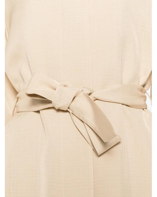 P.A.R.O.S.H. White Belted Long Jacket