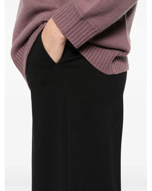 Max Mara Black Wide-Leg Trousers